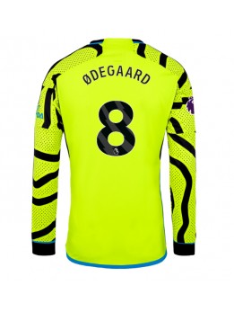 Moški Nogometna dresi replika Arsenal Martin Odegaard #8 Gostujoči 2023-24 Dolgi rokav